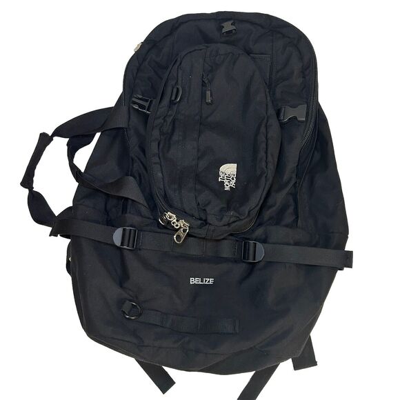 The North Face Belize Black Hiking Backpack W/ Removable Hip Pack